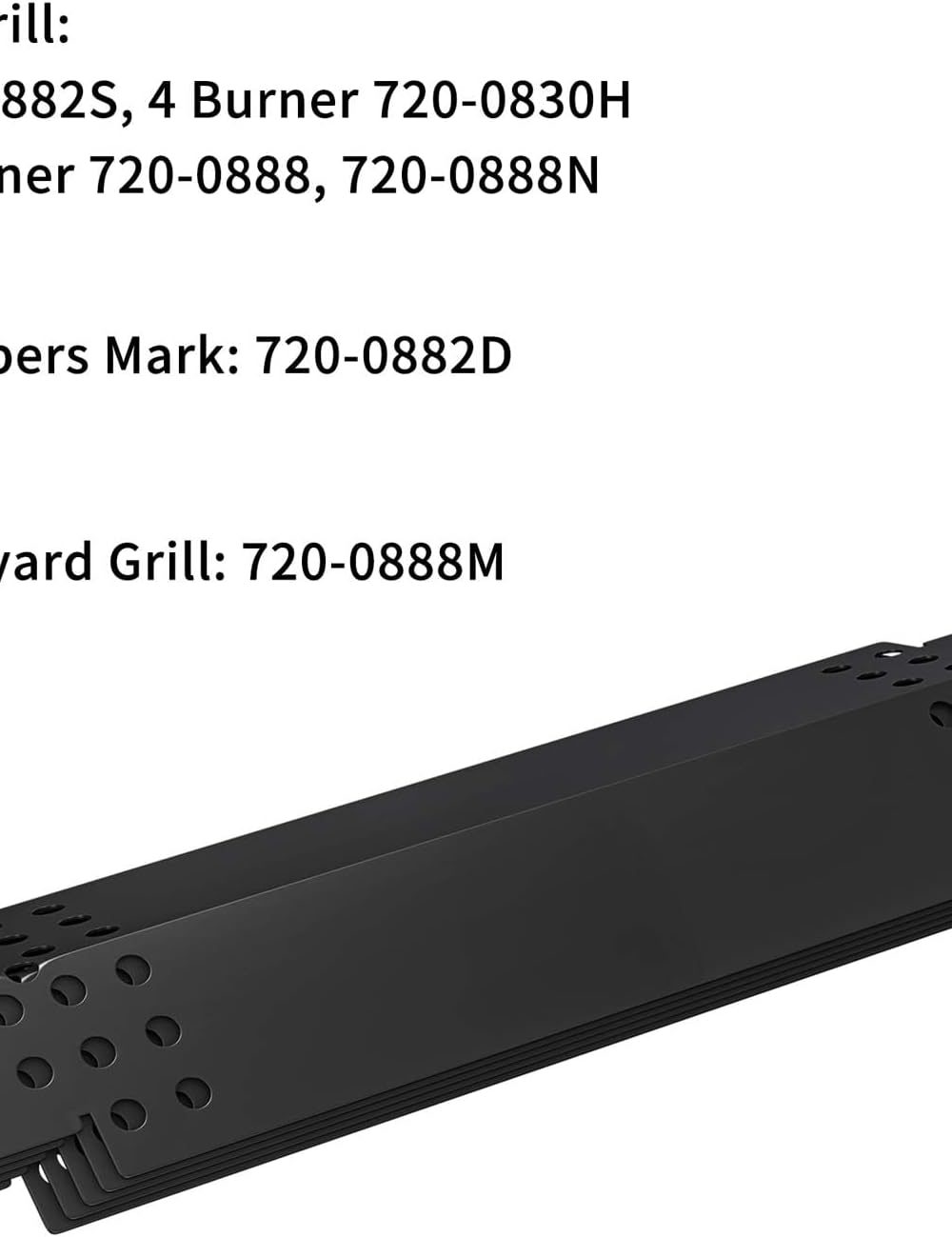 SHINESTAR Grill Heat Plates Replacement Parts for Home Depot Nexgrill 720-0830H, 5 Burner 720-0888, 720-0888N, 720-0882A, 720-0882S, 6 Burner 720-0896B, 720-0898 Gas Grill, 14.6 Inch - Image 3
